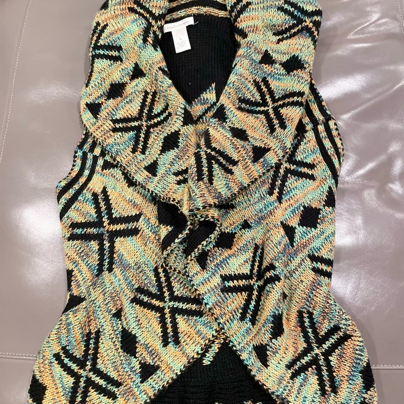 John Paul Richard waterfall sleeveless sweater - Picture 5 of 6